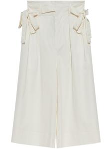 Брюки с бантом от Fabiana Filippi, белый
