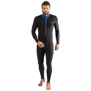 Неопреновый костюм с длинными рукавами и молнией на спине Cressi Skin 1 mm, черный
