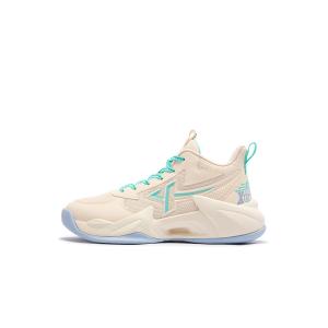 Детские баскетбольные кроссовки с низким верхом, устойчивые к скольжению и износу XTEP, зеленый