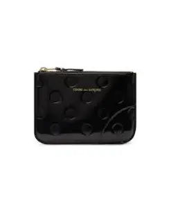Кошелек с тиснением в горошек Comme Des Garã§Ons, черный