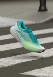 Кроссовки для бега по шоссе supernova rise 3 Adidas Performance, Grey One/Silver-Coloured Metallic/Flash Aqua