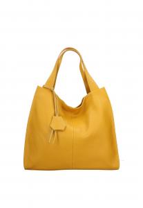CHICCA BORSE Шоппер в лимонно-желтом цвете