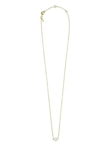 Колье с кулоном в форме сердца Design Letters, золотистый