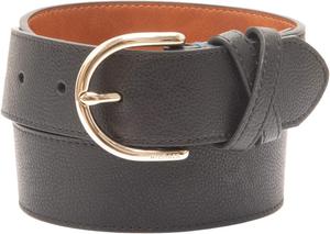 Женский ремень Tommy Hilfiger с круглой пряжкой и перекрестными ремешками для джинсов, брюк и платьев, Black Cross Band