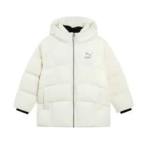 PUMA Пуховик Sportstyle Series WISETHERMA DOWN COAT B Raw White детский