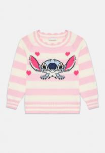 Джемпер Monnalisa STITCH DISNEY RIGHE, Panna/Fairytale/White