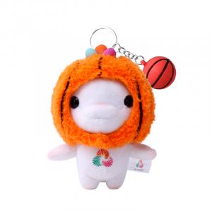 Плюшевый кулон Fifteenth National Games Mascot Shining With Joy Warm And Harmonious Great Bay Chicken HUGKIS, Cheerful синий Ball Headgear