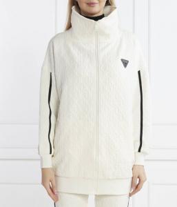 Толстовка женская Guess Active с высоким свободным воротником, экрю