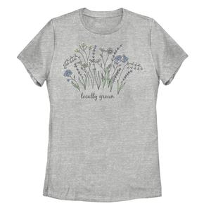 Футболка с изображением местных цветочных эскизов для юниоров