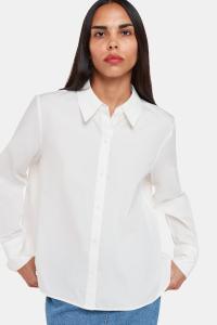 Рубашка свободного кроя из 100% хлопка Whistles, белый