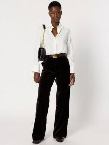 Clotide Mid Rise Wide Leg хлопковые брюки Gerard Darel