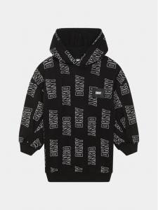 Трикотажное платье обычного кроя Dkny, черный