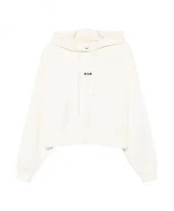 Худи с логотипом Msgm, белый