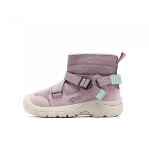 Термоноски детские высокие ботинки YeeHoO, светло-фиолетовый