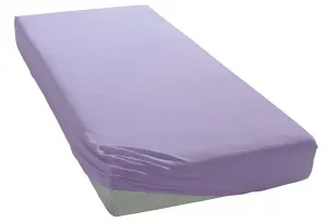 Простыня Bellana на подгонке "размера дыни. 70x140, 90x200, 140x200 или 180x200 см", хлопок, матрасы высотой до 25 см, простыни натяжные потолки и для детей 120-130х200 см, 1 шт., цвет lavendel