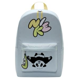 Nike Тканевый рюкзак женский ледниково-голубой и нежно-желтый и светло-лимонный, Hug the panda