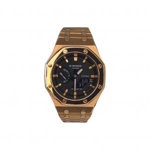 Часы Casio G-Shock Analog-Digital 2100 Series, арт. GA-2100SKE-7A, золотой