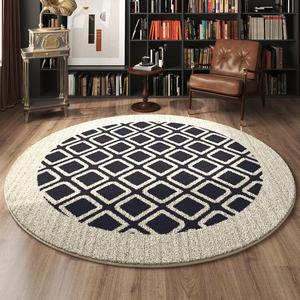 AOVOC Ковер круглый 100 см диаметр, толстый, для гостиной/спальни, Victoria Round Thick Version 03