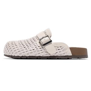 BDED Женские тапочки с закрытым носком на резиновой подошве, устойчивой к истиранию, без дополнительных функций, бежевые, цвет Beige