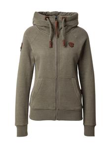 Толстовка с капюшоном на молнии naketano, оливковый