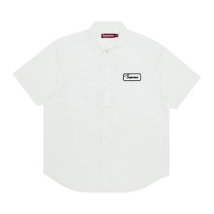 Рубашка Supreme Bitch Short-Sleeve Work Shirt, White