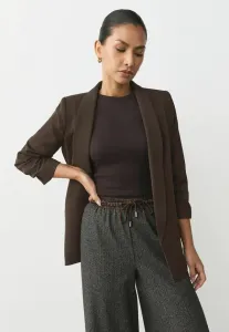 Короткое пальто с присборенными рукавами Next, Chocolate Brown