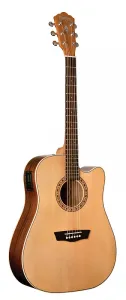 Акустическая гитара Washburn D7SCE Harvest Dreadnought Cutaway. Натуральный глянец