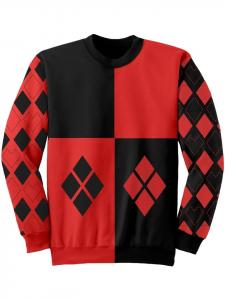 Свитер Harley Quinn Diamonds Jumper черного цвета Batman