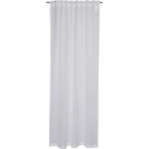 Шторы со скрытыми петлями, лен, белый