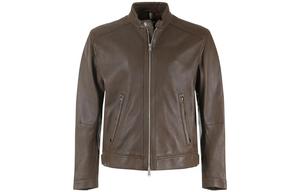 HUGO BOSS Кожаная куртка, Green