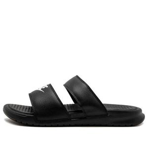 Тапочки benassi duo ultra slide 'black' Nike, черный