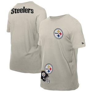 Мужская футболка light beige pittsburgh steelers multi patch New Era