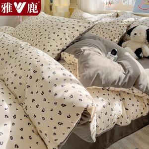 Yalu Комплект постельного белья 1,5 м, 4 предмета: пододеяльник 150x200 см