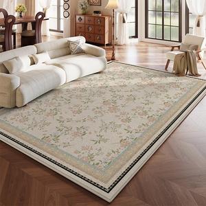 Budis Ковер 180х280 см из искусственной шерсти, пасторальный стиль, водостойкий и устойчивый к пятнам, для гостиной/спальни, S Faux Wool-Yu Mo, [Fine Edge Binding]