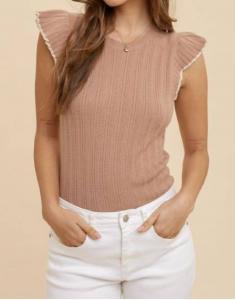 Футболка женская Hem & Thread, цвет caramel