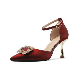Zomila Тонкие каблуки женские туфли на шпильке бордовые, цвет Burgundy