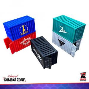 Миниатюра Monster Fight Club Cyberpunk Red Combat Zone: Cargo Containers (Limited Edition)