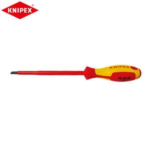 KNIPEX K.98 20 65 изолированная шлицевая отвертка, инструмент для ремонта промышленного класса, отвертка 982065