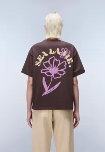 Футболка с принтом seir Napapijri, Brown Hickory