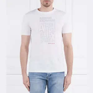 Облегающая футболка Armani Exchange, белый