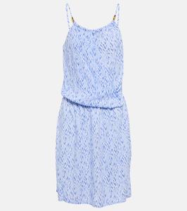 Мини-платье с принтом Heidi Klein, Azure Embers
