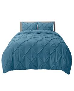 Комплект постельного белья из 3 предметов с защипами, размер Queen Nestl, цвет blue heven