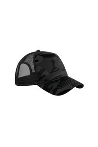 Камуфляжная кепка Snapback Trucker Beechfield, синий