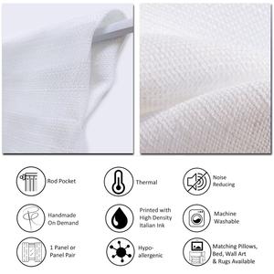 Панно для штор Designart Bird Feathers XXV, синий