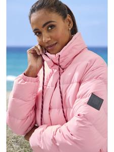 стеганая куртка розового цвета ELBSAND