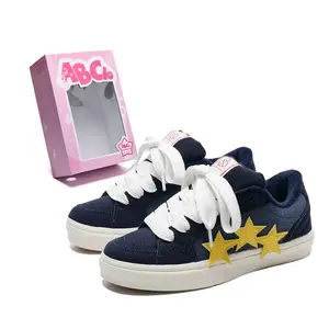 ABCIO Кроссовки для скейтбординга с защитой от скольжения, легкие, низкие, унисекс, джинсово-синие