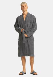 Халат MIT STICKEREI VITO Carlo Colucci, антрацит