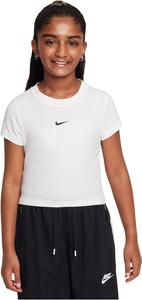 Спортивная укороченная футболка Nike Kids, White
