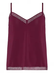 Топ на бретелях с кружевом ERES, фиолетовый