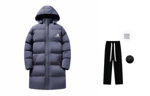 LA'T.WEEKEND Пуховик Unisex, Gray (Comes with Fleece-Lined Casual Pants)